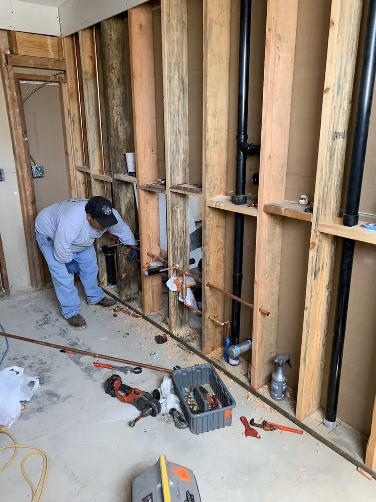 Commercial rough-in plumbing for Water Heater Replacement in Kings Mountain